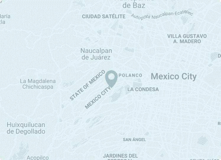 Mexico City Map Image